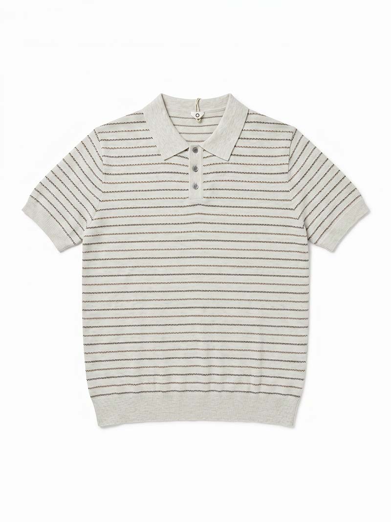 Striped Knit Crew Neck