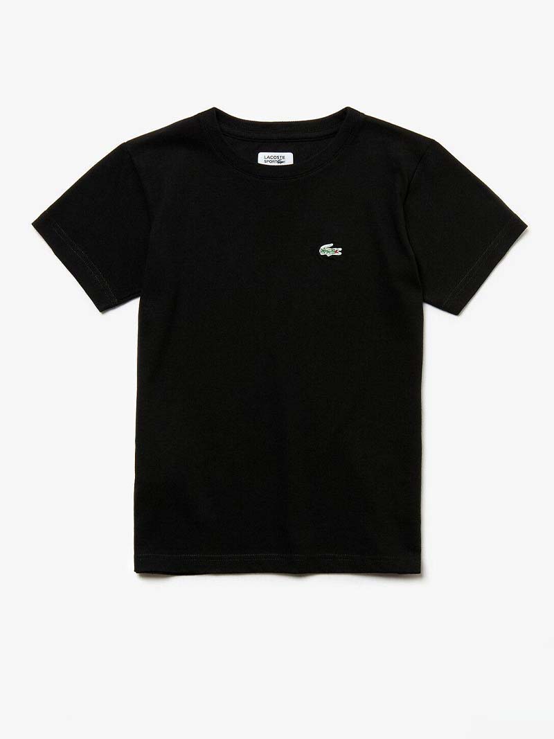 Lacoste Navy Blue Cotton Crew Neck